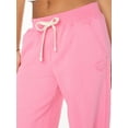 thumbnail image 5 of Celebrity Pink Women's and Women's Plus Wide Leg Sweatpants, Sizes XS-4X, 5 of 5
