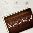 thumbnail image 6 of Elephant Stock Blessed And Grateful Typography I Wall Art - Horizontal Canvas Wall Art - Living Room Wall Decor - Wall Signs Canvas - Brown And Black Decor - 39" x 26", 6 of 8