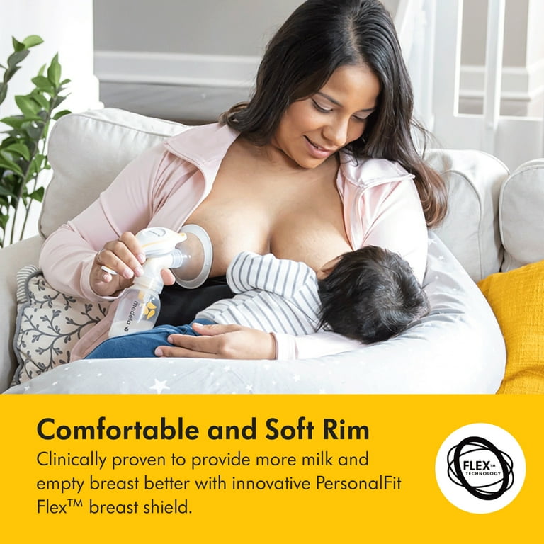 Free Shipping! Medela Manual Breast Pump with PersonalFit Flex
