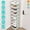 Green, variant on 9 Tiers Vertical Shoe Rack Plastic Stackable Shoe Rack Tall Narrow Shoe Rack for Entryway Blue