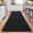 Black-2' X 6' (Rectangular), variant on Soft Hallway Runner Rug 2x8 Bedside Rugs For Bedroom Living Room Non Slip Washable Modern Memory Foam Low Pile Kitchen Dorms Decor Green