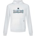 thumbnail image 2 of Men's Levelwear White Miami Marlins Relay Journey Pullover Hoodie, 2 of 3