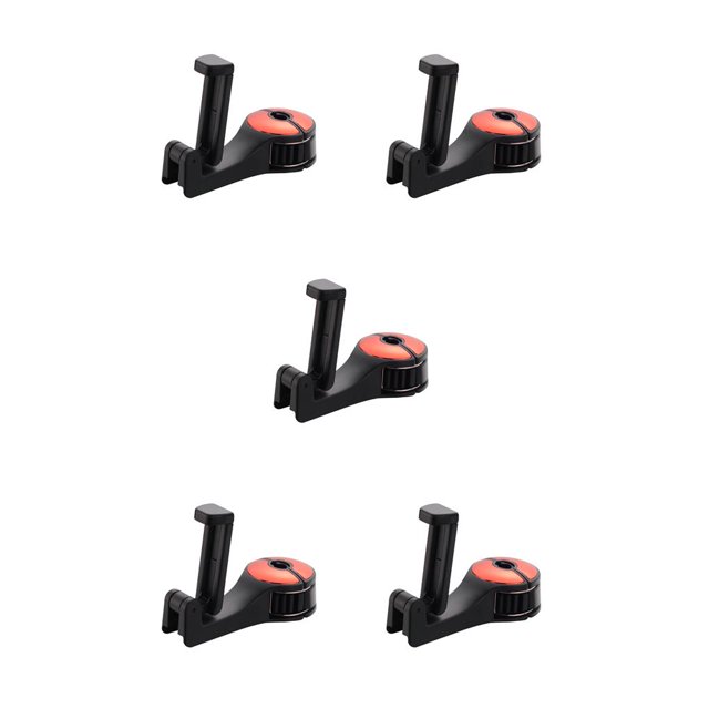 Tholdsy Ganchos ajustables para reposacabezas de coche, soporte móvil, soporte para teléfono de coche, Clips de suspensión de asiento trasero para Type5 NO5