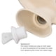 thumbnail image 3 of Botella De Agua Caliente En Forma De U Para Cuello Y Hombros, Bolsa De Agua Caliente Larga De Goma Suave Para Cuello Cálido Con Funda De Tela Desmontable, Almohada Envolvente, 3 of 7