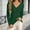 Dark Green, variant on DuoJiaJ Solid Color Knit Collar Slim Fit Long Sleeve Pullover Sweater For Casual Wear And Everyday Basic Wardrobe Sweater Women Red L