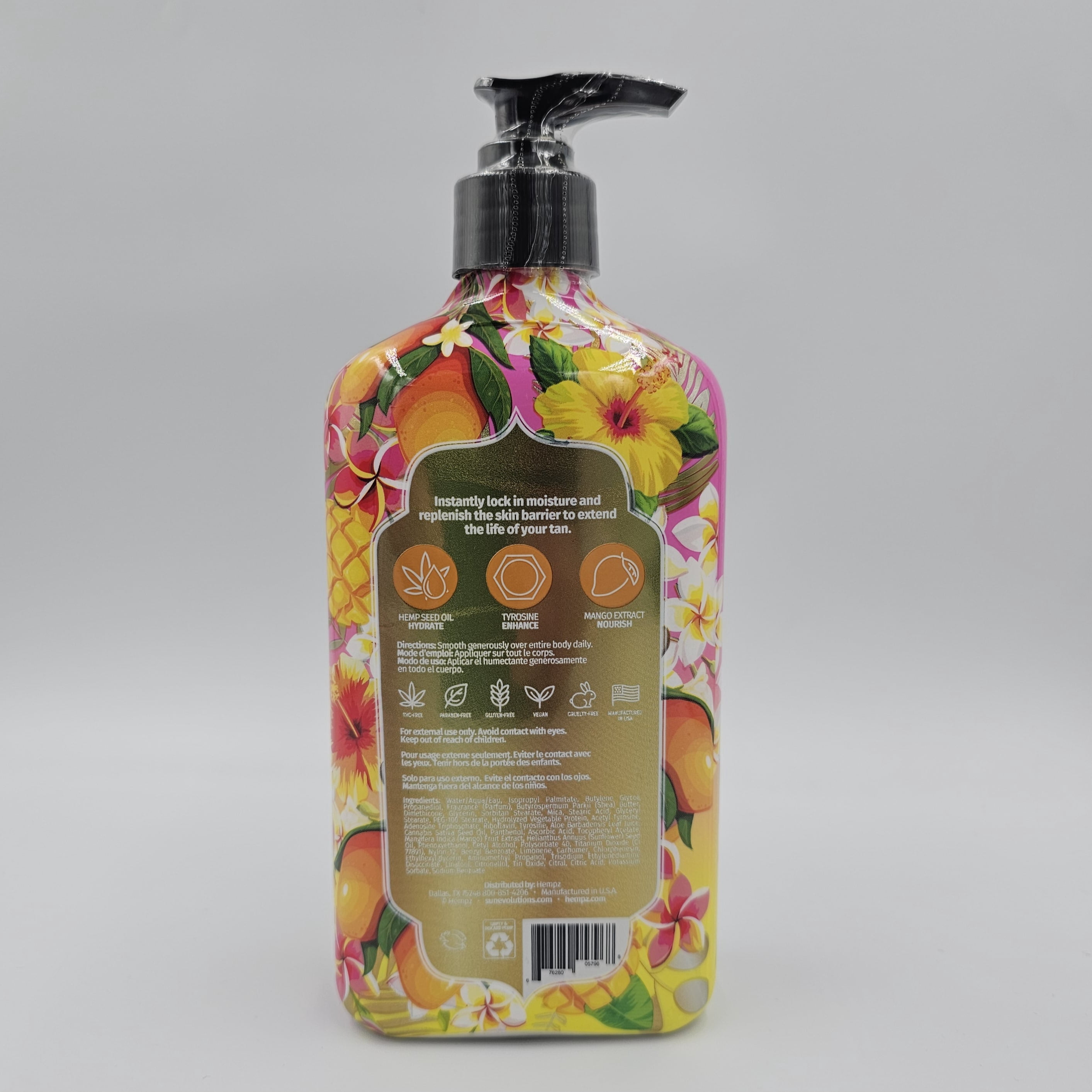 Hempz, Tropical Sunshine & Mango Herbal Tan Extending Moisturizer