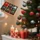 thumbnail image 5 of 6PCS Christmas Ornaments DIY Kit 5CM Festive Tree Decorations With Snowflake And Holiday Patterns Handmade Xmas Crafts Balls Hanging Decor, 5 of 6