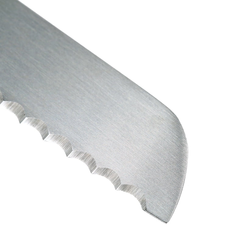 Tojiro F-737 High-Carbon Stainless Steel Blade, Serrated Edge