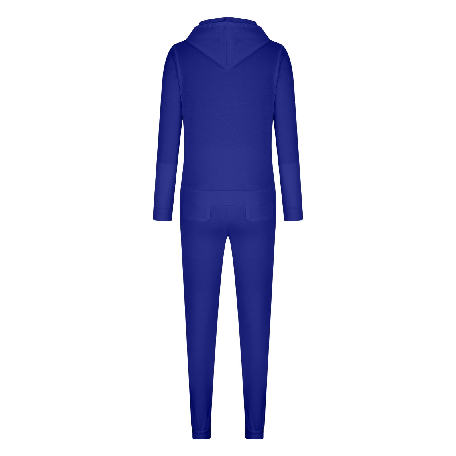 Plus Size Two Piece Sets for Women M-5X Joggers Sweatsuits with Hoodie Pockets Zip-Up Long Sleeve Jackets Slim Pants Solid Tracksuits Outfits