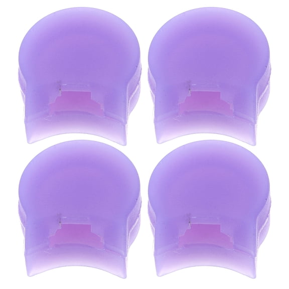 OUNONA  4 Pcs Clarinet Accessories Silicone Finger Rest Keychain Stop Band Purple