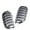 Black-B, variant on 51137030545 511370305456 Car Front Bumper Kidney Grille for BMW 3 Series E46 4-door Facelift 2002-2006