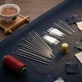 thumbnail image 6 of 34Pcs Big Eye Steel Sewing Needles Kit,Stainless Steel Needles for Hand Sewing-Kit with Thread Ripper,Threads and Thimbles,Threader and Needle Repair Set for Hand Sewing, 6 of 9
