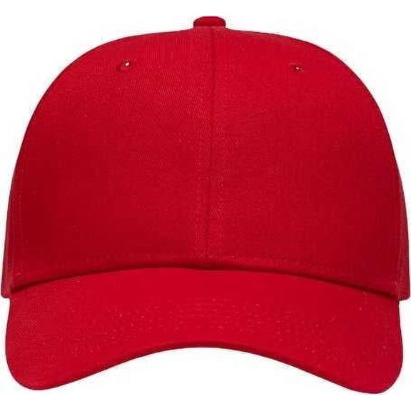 Sportsman SP1400 Lo-Pro Solid Back Traditional Trucker Cap - Red
