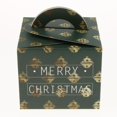 thumbnail image 3 of GUOOL 10 Party Paper Favour Gift Cupcake Lunch Carrier Boxes Green Bell, 3 of 9