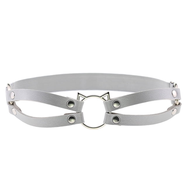 Xihbxyly Liguero de Cuero, Accesorio de Moda y Sexy para Las Piernas, con Un Elegante Diseño de Clip para Realzar El Estilo, Perfecto para Conjuntos de Lencería, Fiestas En Discotecas y para Los Aman