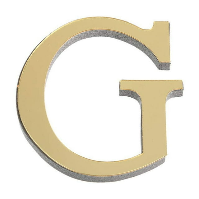 3D Acrylic Large Letter Wall Decals Self Home Art Logo Stickers For DIY Interior Design And Modern Living Spaces