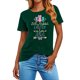 thumbnail image 2 of Mujeres Manga Corta de Verano Tops Pascua Impresa Cuello Redondo, Blusa de Moda Casual para la Primavera, 2 of 5