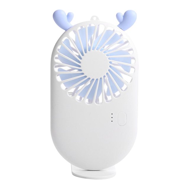ventilador portátil de escritorio, mini portátil personal ajustable para en la habitación Reisen im Freien , Ciervo blanco Soledad Mini ventilador portátil de mano