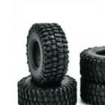 thumbnail image 2 of Soft RC Car Tire :24 Repuestos para automóviles Accesorios Car Hobby Repuestos para vehículos Modelo DIY 4 piezas Rueda de goma para SCX24 90081 55 mm Macarena rc ruedas de orugas, 2 of 2