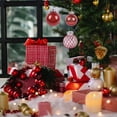 thumbnail image 4 of Yuarrent 30 piezas de ingredientes seguros, bolas navideñas sin rebabas para una fiesta temática de celebración pacífica y alegre Kits de decoración para fiestas Blanco, 4 of 6
