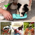 thumbnail image 5 of (bleu) Bouteille D'eau Pliable Pour Chien - 550ml Bouteille D'eau Portable Pour Chiens Et Chats Pour Les Promenades En Plein Air, La Randonne Et L, 5 of 5