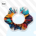 thumbnail image 4 of Hirioo Colorful Paint Print for Baby Cotton Petal Bib Drool Bibs for Baby Boy Unisex, 4 of 9