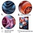 thumbnail image 3 of Designart "Roses In Abstract Splendor I" Roses Floater Framed Canvas Wall Art, 3 of 5