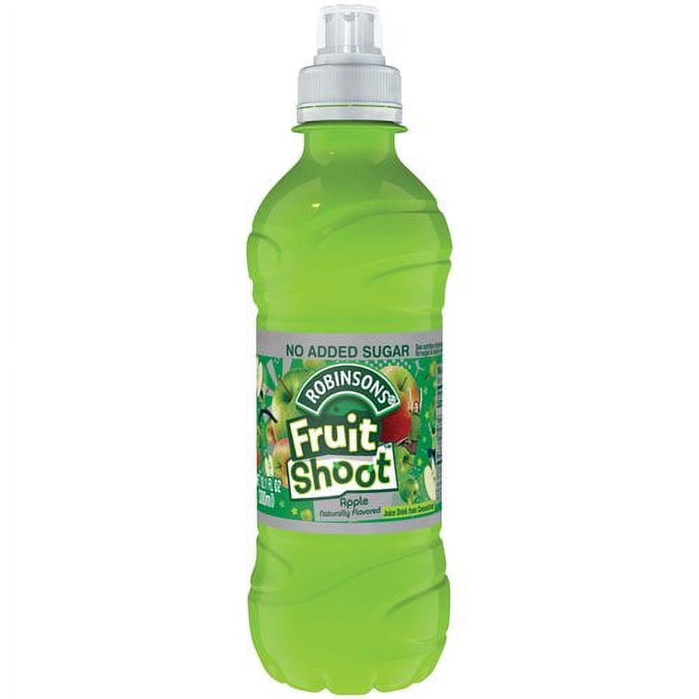 (4 pack) Robinsons Fruit Shoot Apple No Added Sugar Juice Drink, 10.1 fl oz Bottle