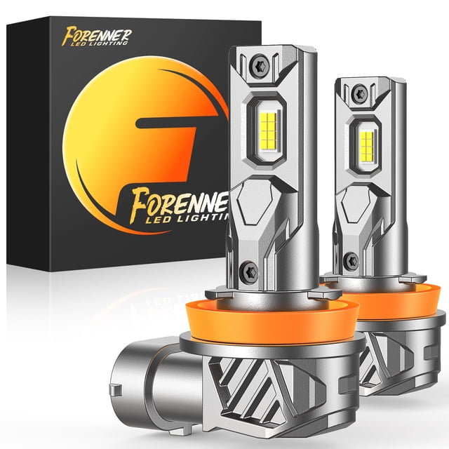 Bombillas antiniebla FORENNER H11/H8/H9/H16 6500 K 36000 LM 50 000 h