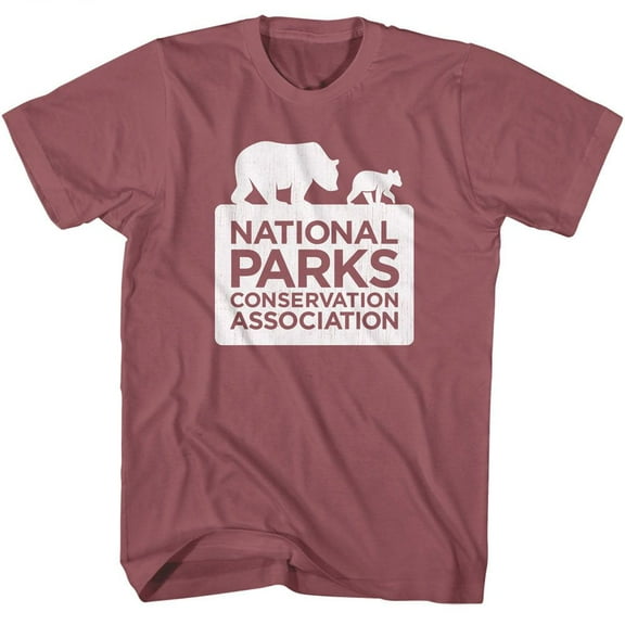 National Parks Logo Rouge Adult T-Shirt