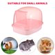 thumbnail image 5 of Caja de baño de arena de hámster Caja de baño de hámster transparente recipiente de baño de arena de mascota pequeña, 5 of 7