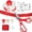 Red, variant on Crutello Ribbon Cutting Ceremony Kit - 20"Giant Scissors with Gold Handle, 30ft Sparkle Giant Gold Ribbon 4"Wide, 24 Balloons & 90ft Balloon Band for Grand Opening Decorations