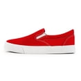 thumbnail image 3 of KEINDI Women’s Slip On Canvas Low Top Shoes Fashion Sneakers and Casual Loafers Flats Shoes For Women Red size 8.5, 3 of 7