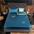 thumbnail image 1 of Three Pieces One Set Of Summer Ice Silk Mat Machine Washable Summer Sleeping Mata Summer Mat Mattress Home Accessories Gold, 1 of 7
