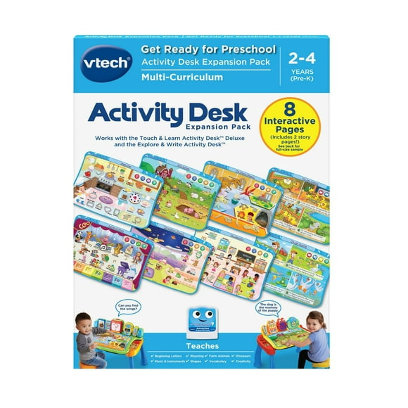VTech Activity Desk Expansion Pack Get Ready for Preschool - English Version