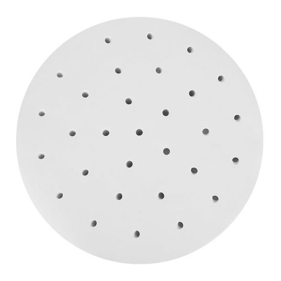 400pcs Perforated Steamer Liners - Disposable Steaming Paper Sheets, 9.5 inch