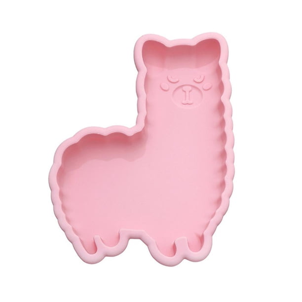 Pastel De Silicona Molde De Pastel En Forma De Alpaca Molde Para Hornear Chocolate De Pascua Para Pudín De Gelatina De Pastel De Bricolaje sonducket HA041452-02