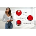 thumbnail image 5 of Traleubie Women's Sweaters Cardigan V neck Button Down Open Front Shrug Red Cardigan Sweaters for Women, 5 of 8