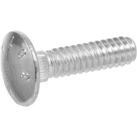 

0.25 x 3 in. Zinc Carriage Bolt - 100 Count