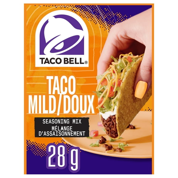 Taco Bell Mild Taco Seasoning Mix, 28 g Packet, TB MILD SEASONING