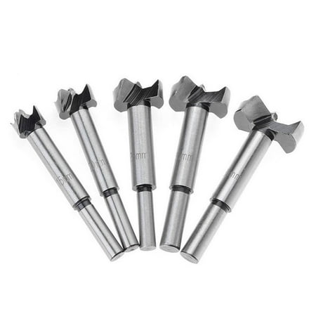 

5pcs Wood Drill Bit Self Centering Hole Saw Cutter Woodworking Tools Set 15-35mm