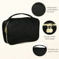 thumbnail image 5 of Unique Bargains Velvet Makeup Bag Multifunctional Cosmetic Bag for Women Suitable for Lipstick Eye Shadow Black, 5 of 7