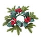 thumbnail image 1 of Giranda Decoraciones de Navidad Conos de Pino Anillo de Vela de Baya Roja Colgante Giranda 20x20cm para Decoraciones de Mesa de Navidad Del Gabinete de Cocina, 1 of 6