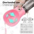 thumbnail image 3 of Botella de agua para perros Dispensador de agua portátil a prueba de fugas con función de beber y alimentar Dispensador de agua ligero para mascotas para caminar y viajar para perros, gatos y otros, 3 of 5