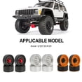 thumbnail image 4 of Xingzhi Shock-proof Metal Wheel Rims For 1/10 CC01 Crawler RC Car Accessories RC Hop-ups Silver, 4 of 6