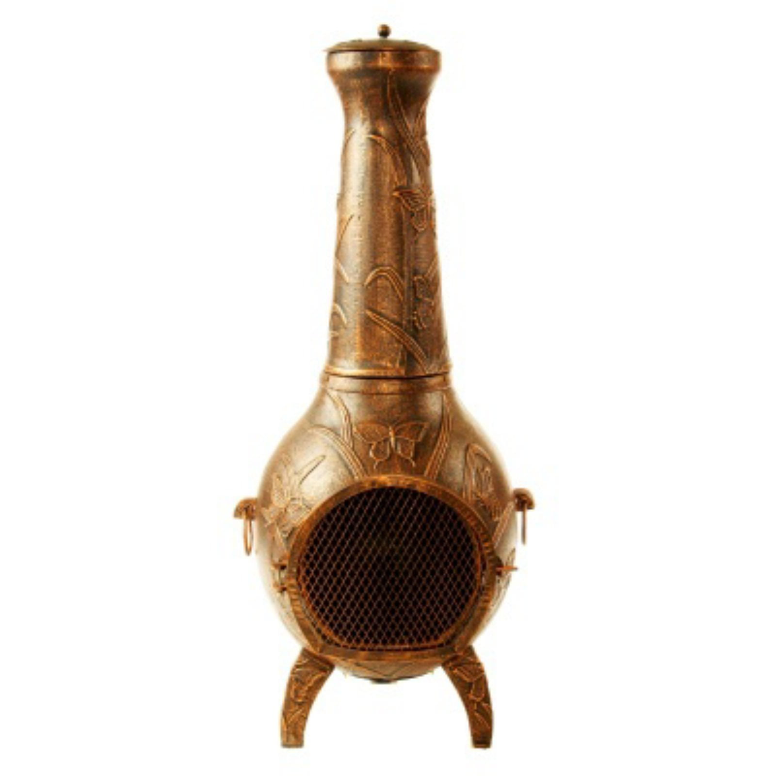 Oakland Living Antique Bronze Butterfly Chiminea by Oakland Living