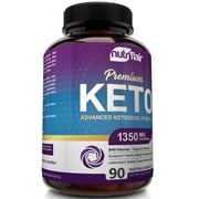 NutriFlair Keto Exogenous Ketones Supplement 1350mg, 90 Capsules