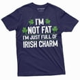 thumbnail image 5 of Men's Plus size funny shirt St. Patrick's day I am not fat Tee full of Irish Charm Saint Patty gift (3X-Large Grey), 5 of 7