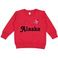 thumbnail image 2 of Inktastic Alaska Butterfly Toddler Sweatshirt, 2 of 4