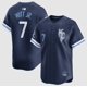 thumbnail image 1 of Camiseta clásica de béisbol azul marino de Bobby Witt Jr. de los Kansas City Royals, con número de estrella bordado.-XXL, 1 of 2